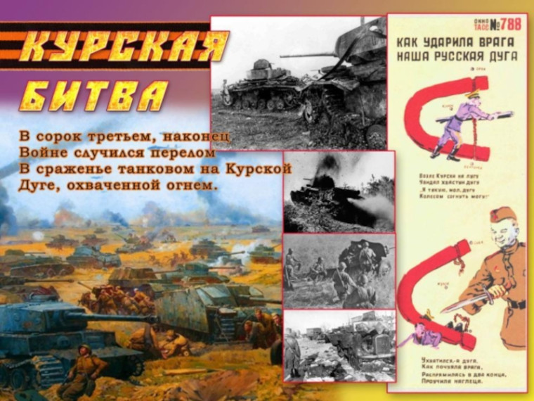 Классные часы «Сквозь дым и пламя Курской битвы».