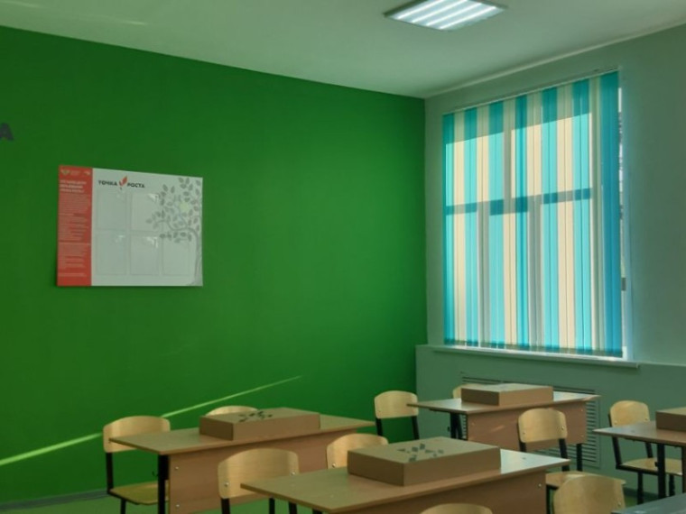 Открытие Центра образования естественно-научной направленности „Точка роста“.