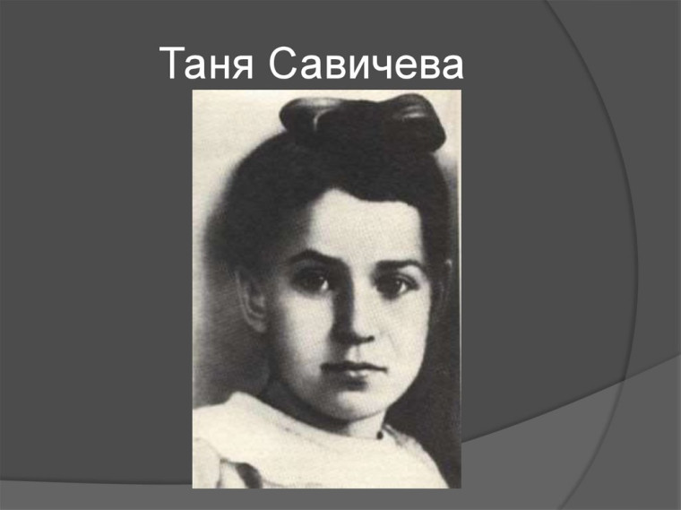 День памяти Тани Савичевой.