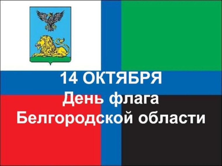 14 октября День флага Белгородской области.